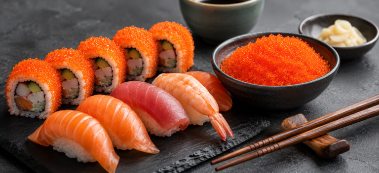 Masago in Sushi