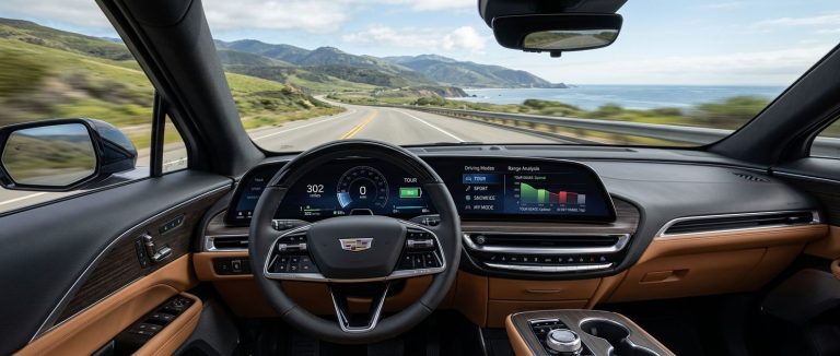 do the driving modes in cadillac lyriq offer different ranges or battery usages?
