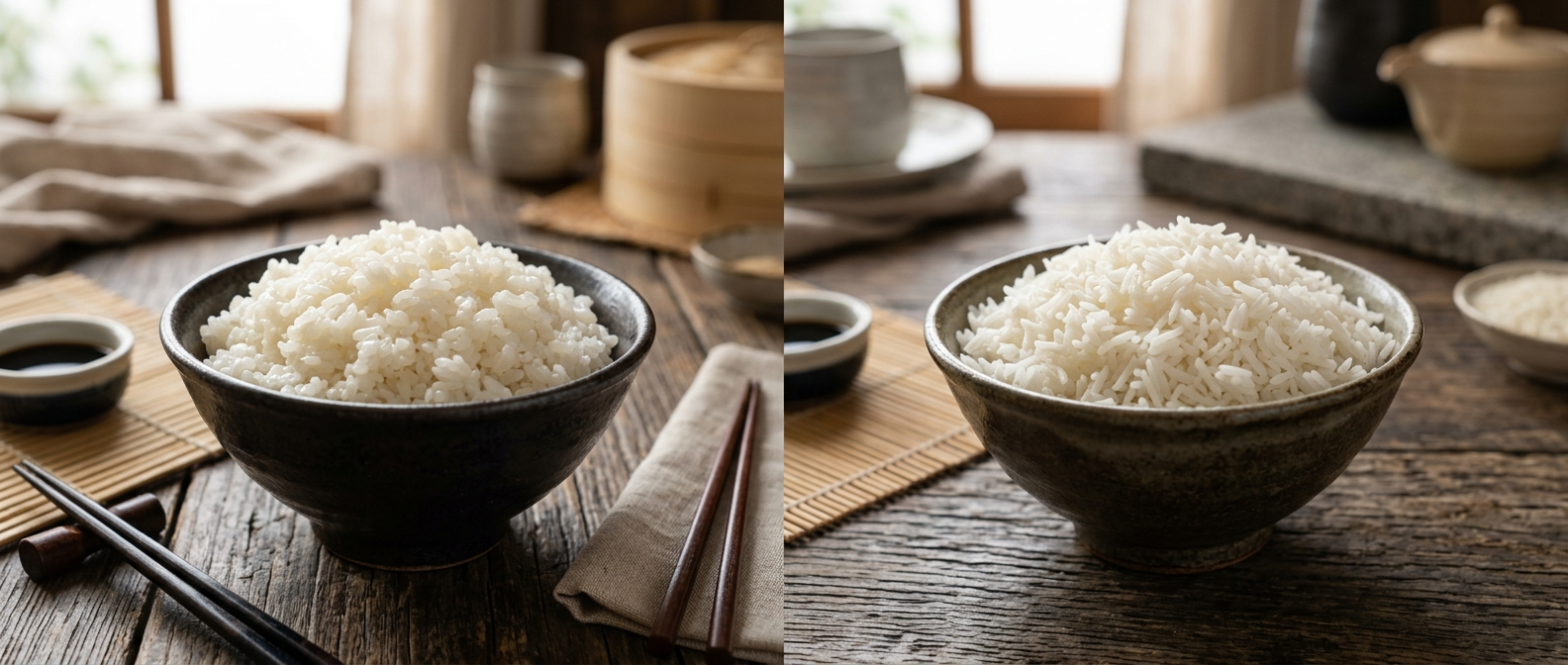 sushi rice vs white rice