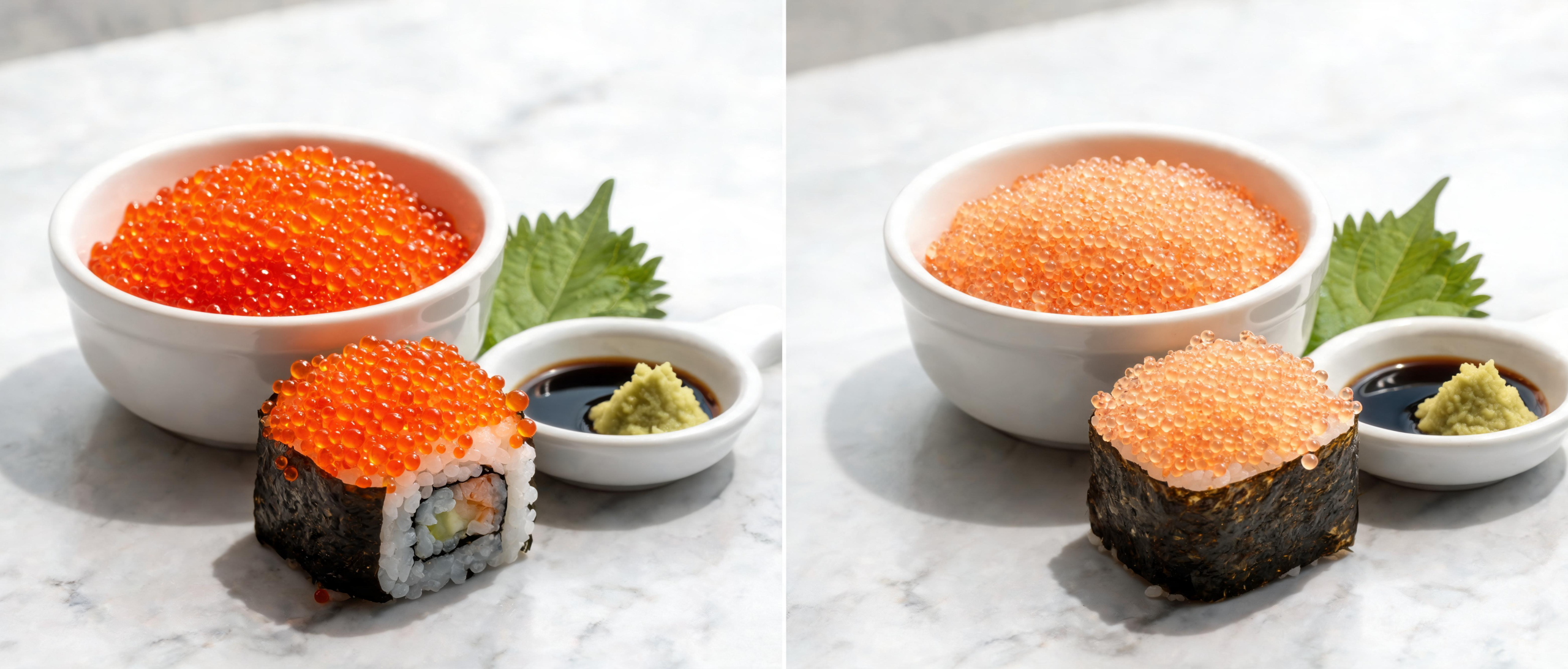 Tobiko vs Masago