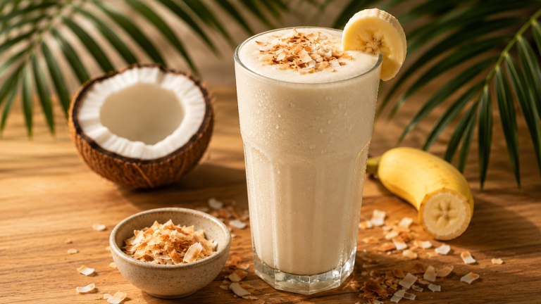 coconut protein shake